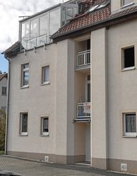 Umbau Wohn-Gesch&auml;ftshaus, Sanierung mit Dachausbau